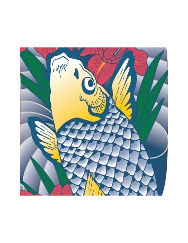 Koinobori Tattoo Carp (M) - MADAME MO