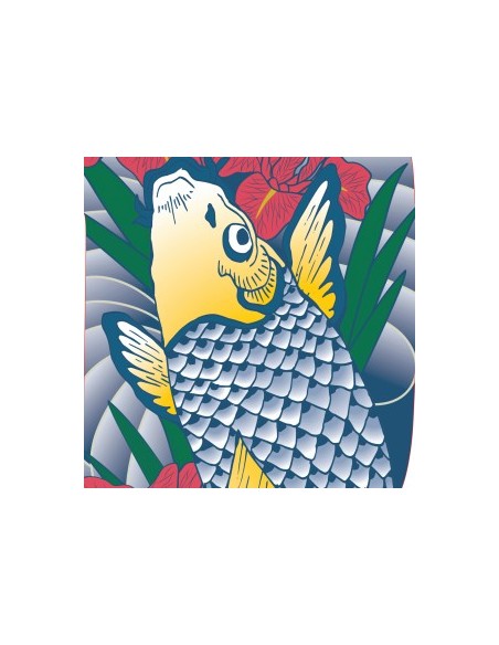 Koinobori Tattoo Carp (M) - MADAME MO