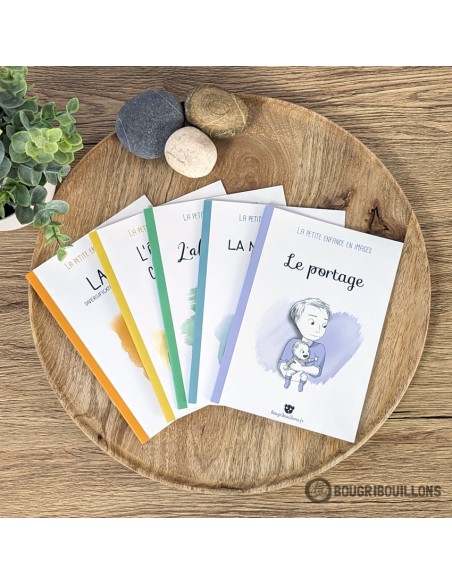 La petite enfance en images - Le pack de 5 livrets - BOUGRIBOUILLONS