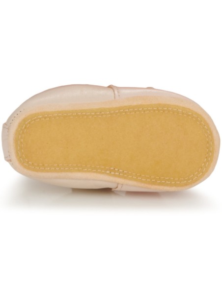 Chaussons cuir My Blu Lion avec semelle antidérapante - EASY PEASY