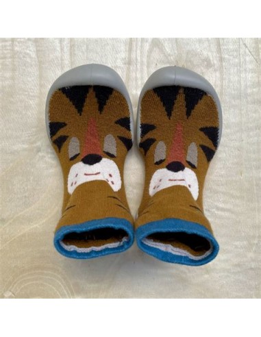 Chaussons-chaussettes Tigrou enfant - COLLEGIEN