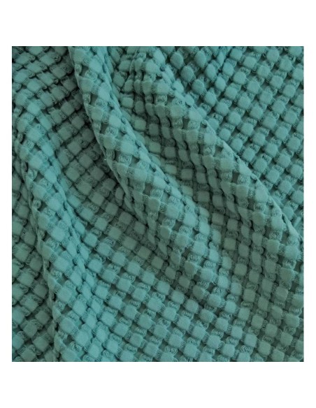 Plaid en Coton Bio Paros 100x140 - KADOLIS