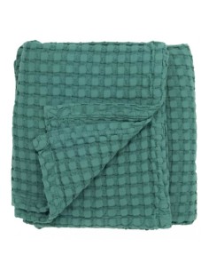 Plaid en Coton Bio Paros 100x140 - KADOLIS 2