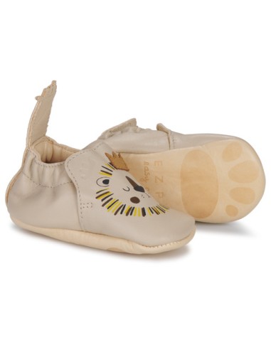 Chaussons tout cuir bébé My Blu Lion - EASY PEASY