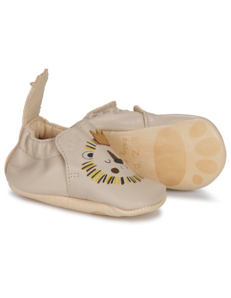 Chaussons tout cuir bébé My Blu Lion - EASY PEASY