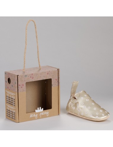 Chaussons tout cuir bébé My Blu Marguerite -...