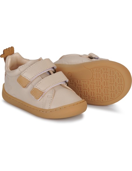 Chaussures enfant barefoot cuir My Dodu velcro - EASY PEASY
