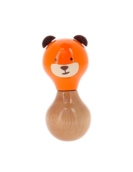 Hochet en bois Boizoos - Marcel l'ours - VILAC 1+