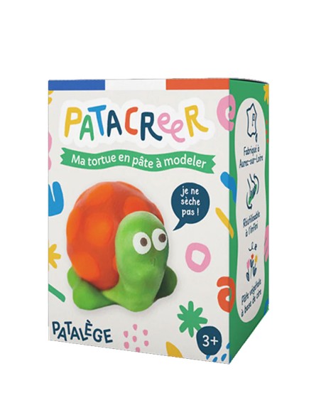 Kit à fabriquer Ma Tortue en Pâte à Modeler - PATACREER