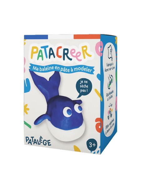 Kit à fabriquer Ma Baleine en Pâte à Modeler - PATACREER