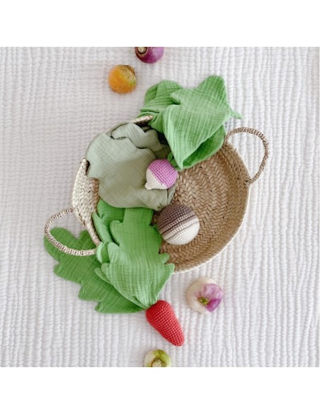 La carotte - doudou en coton bio - MYUM 0+