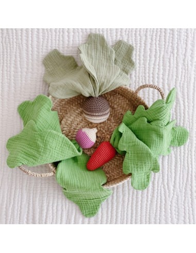 La carotte - doudou en coton bio - MYUM 0+