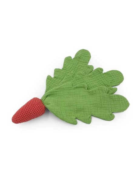 La carotte - doudou en coton bio - MYUM 0+