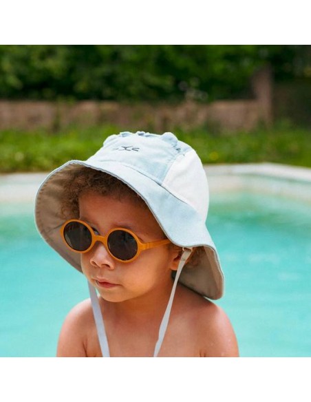 Chapeau Camper Hat Lion Bleu Ciel - KI ET LA