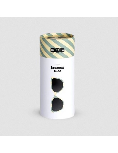 Lunettes de soleil Buzz 6 à 9 ans Rayures Sauge...