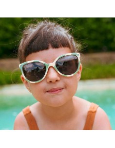 Lunettes de soleil Buzz 6 à 9 ans Rayures Sauge - KI ET LA