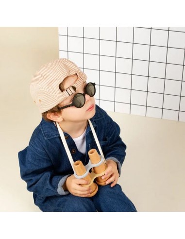 Lunettes de soleil Rozz 4-6 ans Noir Miroir -...