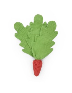 La carotte - doudou en coton bio - MYUM 0+