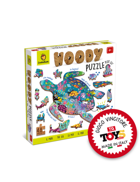Woody puzzle – La mer - LUDATTICA 4+