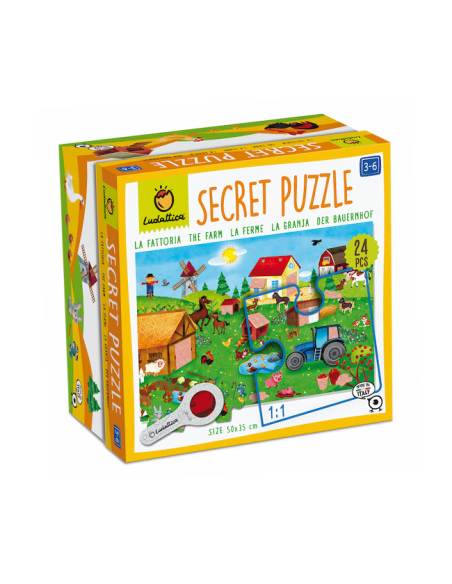 Secret Puzzle - La Ferme - LUDATTICA 3+