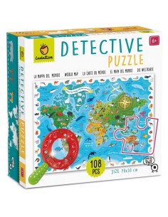 Détective Puzzle - Carte Des Animaux - LUDATTICA 6+