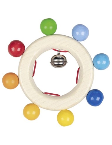 Hochet Perles Arc-en-Ciel - GOKI 0+