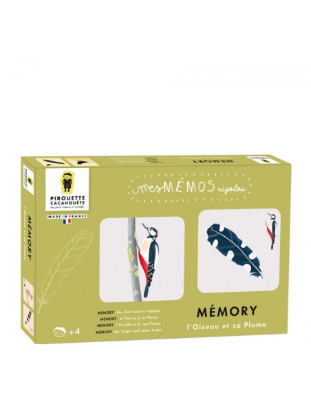 Mes Memos Rigolos - Oiseaux et Plumes - PIROUETTE CACAHOUÈTE 4+