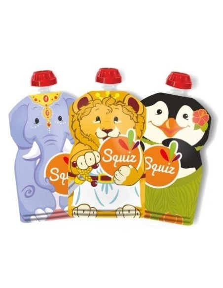 Gourde réutilisable 130ml lot de 3 - SQUIZ