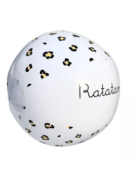 Ballon de plage gonflable motif léopard 30 cm RATATAM