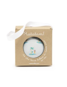 Petit Ballon 12 cm Hawai - blanc - RATATAM