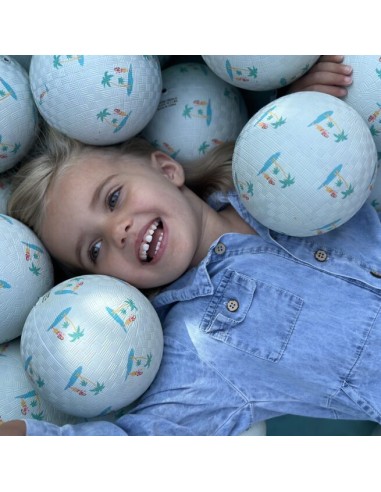 Petit Ballon 12 cm Hawai - blanc - RATATAM