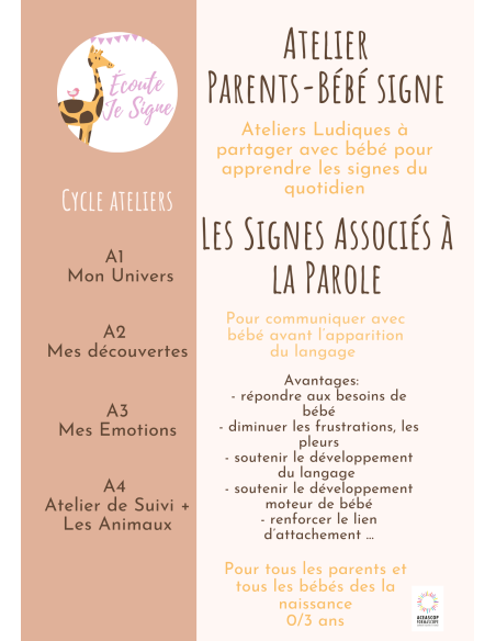 Atelier de Signes Associés à la Parole pour bébés
