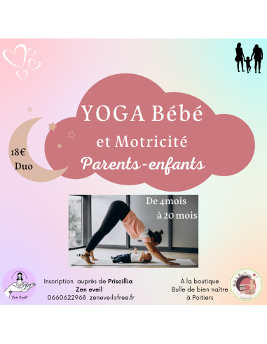 Atelier Yoga Bébé et Motricité - Zen Eveil