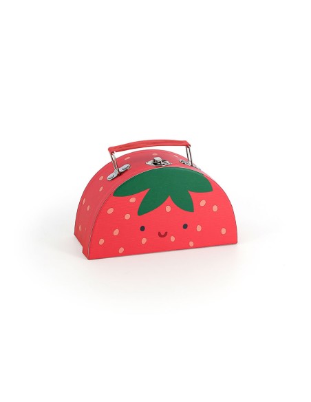 Set de 3 valisettes gigognes en carton, Les fruits gourmands - Sarah Betz