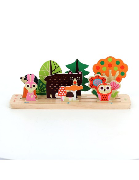 Jeu de logique en bois, Build it La forêt - Ingela P.Arrhenius 3+