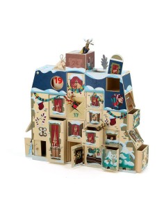 Calendrier de l’avent en bois, Maison à remplir- VILAC 3+