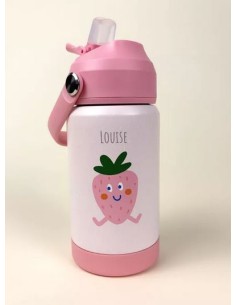 Gourde métal fruits 355 mL- Acier Inoxydable dès 18 mois... 2