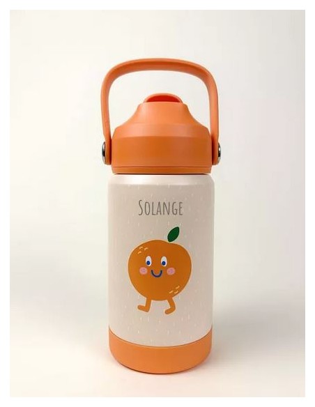 Gourde métal fruits 355 mL- Acier Inoxydable dès 18 mois - Les Petits Citrons