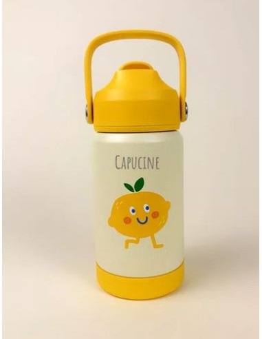 Gourde métal fruits 355 mL- Acier Inoxydable...