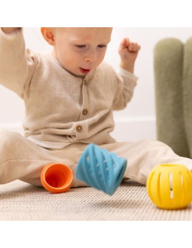 Flex 3 pcs - jouet à empiler en silicone - OPPI...
