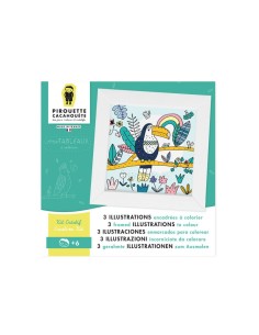 Kit créatif Mes Tableaux à colorier - PIROUETTE...