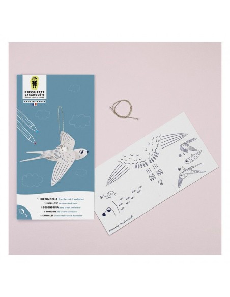 Kit créatif Mon Hirondelle - PIROUETTE CACAHOUETE 3+