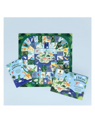 Jeu L'île aux dinosaures - PIROUETTE CACAHOUETE 4+