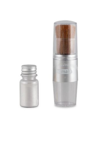 Poudre scintillante Argent et son pinceau...