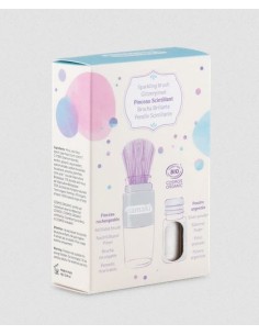 Poudre scintillante Argent et son pinceau magique - NAMAKI