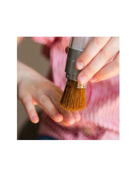 Poudre scintillante Argent et son pinceau magique - NAMAKI