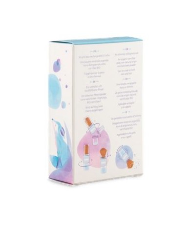 Poudre scintillante or et son pinceau magique -...