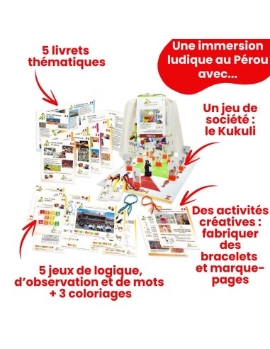 Box Voyageons en jouant ! - Pérou - ENVOYAJEUX...