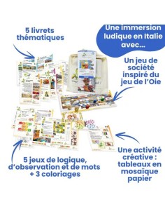 Voyageons en jouant ! - Italie- ENVOYAJEUX 6+ - Made in...