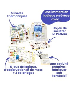 Voyageons en jouant ! - Grèce - ENVOYAJEUX 6+ - Made in...